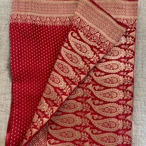 VINTAGE HERITAGE Banarasi SARI Silk+ Silver- RARE